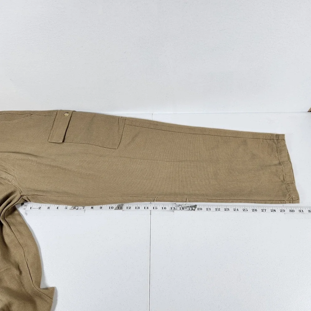 Bum‎ Equipment Mens Tan Cargo Pants Size 34x31 100 Percent Cotton Khaki Utility - Picture 4 of 11